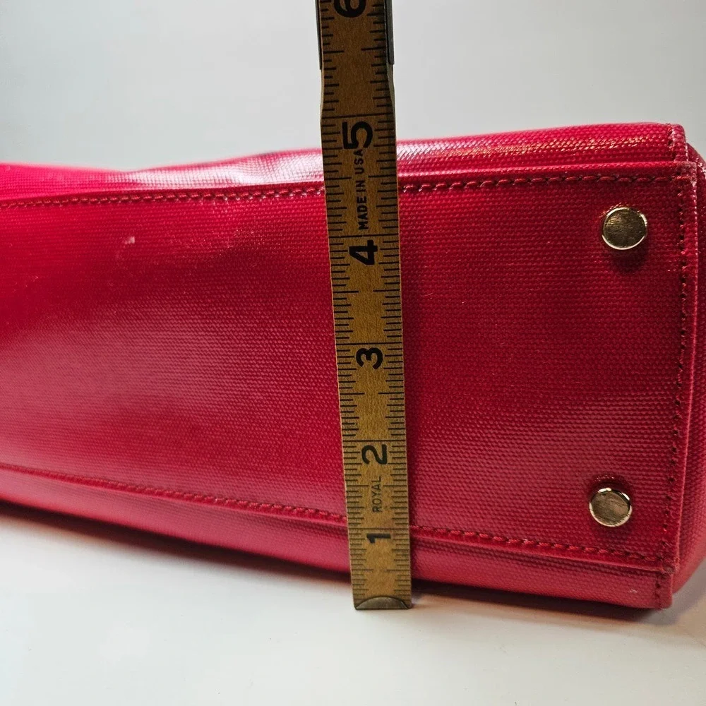 Kate Spade Fulton Street‎ Kerryn Tote Coated Fabric Hot Pink Bag Shopper Purse